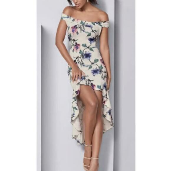 2X  Venus off shoulder floral dress - Picture 1 of 8